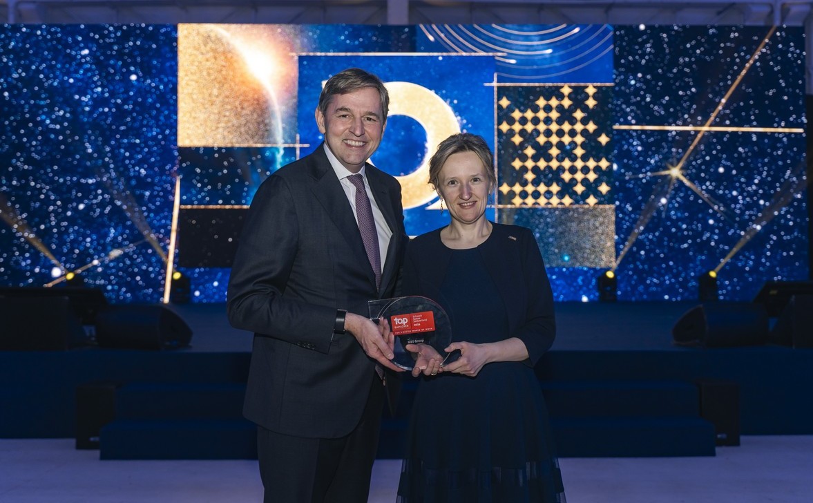 MET Group CEO Huibert Vigeveno MET Group HR Director Tünde Tóth