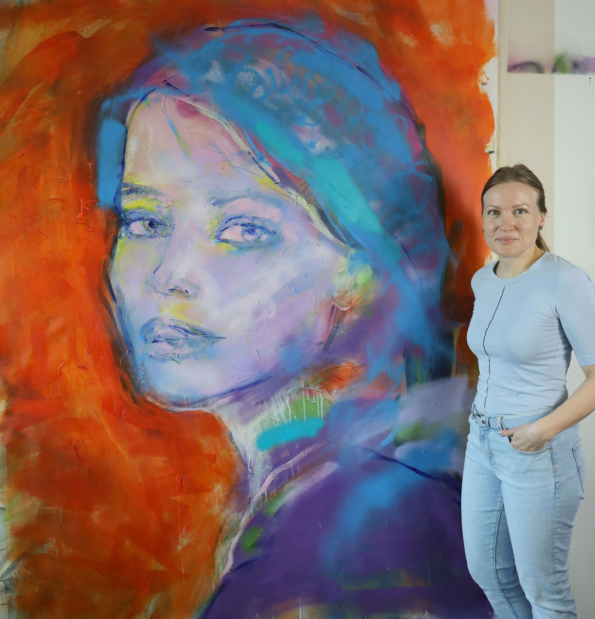 Kiki Spring Painting 1